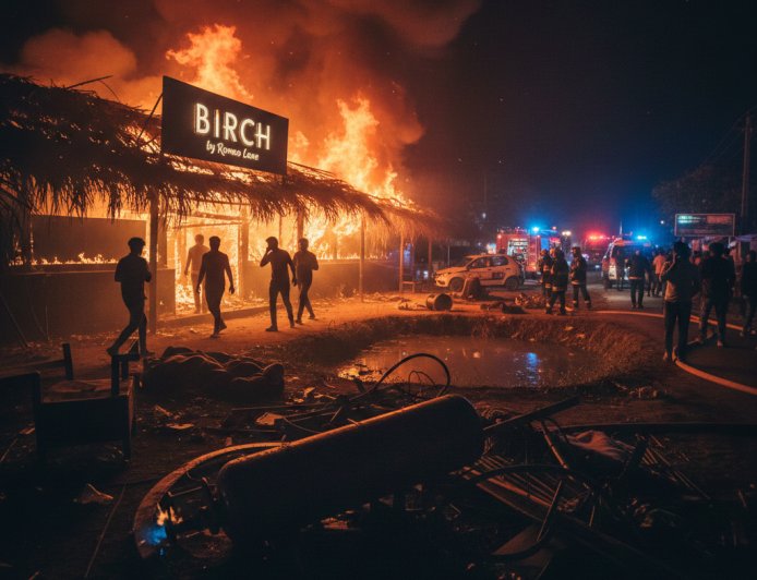 গোয়ার নাইটক্লাবে মধ্যরাতে বিভীষিকা: সিলিন্ডার বিস্ফোরণের আগুনে পুড়ল ২৫টি তাজা প্রাণ, অগ্নিনিরাপত্তায় বড় গাফিলতির অভিযোগ!